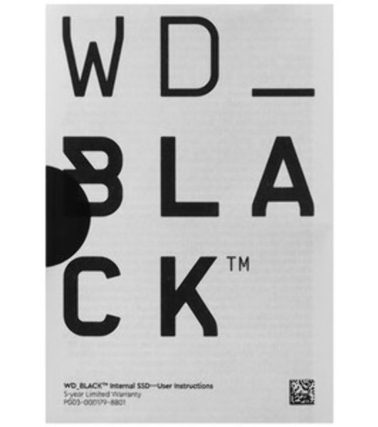 Накопитель SSD Western Digital Black SSD SN7100 M2.2280 PCIe 4.0 4Tb, 7000MBs/6700MBs, TBW 2400, WDS400T4X0E, 1 year