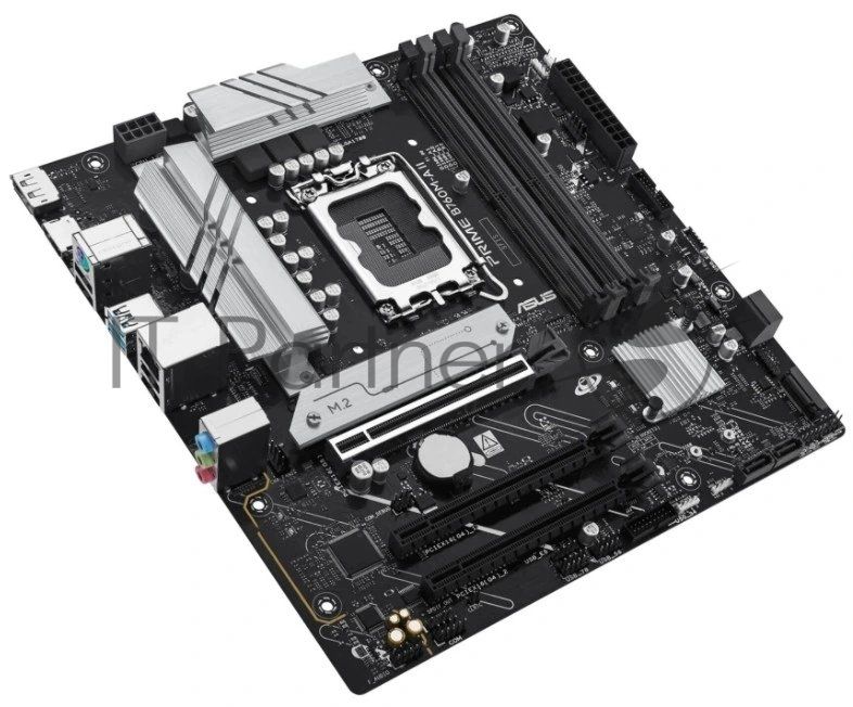 Материнская плата ASUS PRIME B760M-A II-CSM, LGA1700, Intel B760, 4xDDR5, 4xSATA 6Gb/s, 2xM.2, 1xPCIe 5.0 x16, 1xPCIe 4.0 x16 (x4), 1xPCIe 4.0 x16 (x1), 1xDisplayPort, 1xHDMI, 1x 2.5Gb LAN, 2xUSB 3.2 Gen 2 Type-A, 4xUSB 2.0 Type-A, 3x3.5 мм, 7.1, microATX