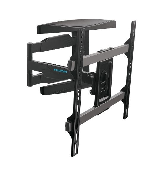 Кронштейн для телевизора Kromax ATLANTIS-60 черный 22"-65" макс.40кг настенный поворотно-выдвижной и наклонный