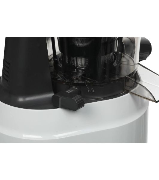 Соковыжималка Moulinex ZU150110 белый/черный, шнековая вертикальная, 150 Вт, 800 мл, электронное, реверс