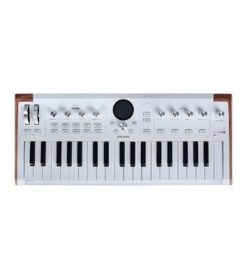 Сценическая клавиатура 230721 Arturia AstroLab 37 White Astrolab White 37 клавиш, полувзвешенная механика, 10 звуковых движков, вокодер, 10 кнопок пресетов, 4 макрорегулятора, MIDI-вход, USB-C и USB-A; аудио Bluetooth; WiFi, цвет белый
