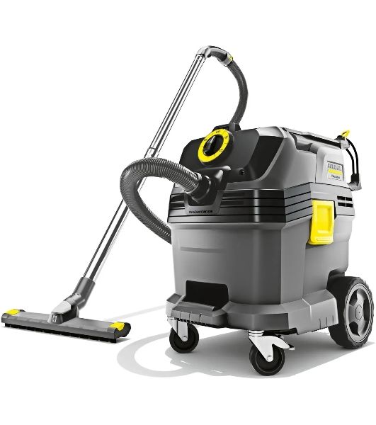 Строительный пылесос Karcher NT 30/1 Tact L серый, 1380 Вт, уборка сухая/сбор воды, пылесборник мешок/контейнер, 30 л