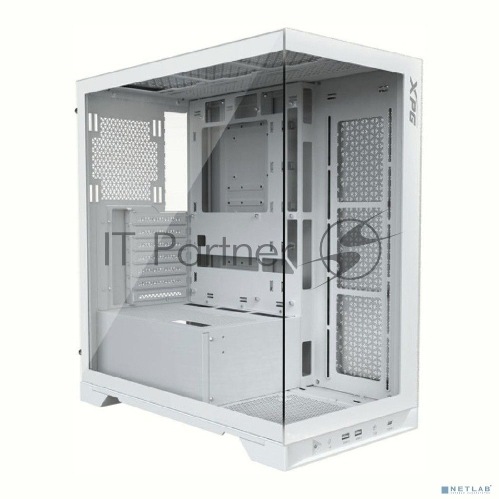 Компьютерный корпус XPG INVADER X белый (INVADERXMTWOF-WHCWW) Mid-Tower, Micro-ATX, Mini-ITX, Standard-ATX, USB 3.2 Gen2 Type-A, USB 3.2 Gen2 Type-C