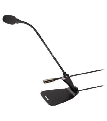 Кардиоидный конденсаторый микрофон SHURE CVG12D-B/C на гусиной шее 30,5 см с настольной базой