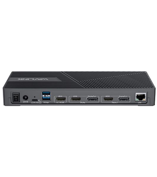 USB-концентратор WAVLINK USB-C Triple Display 4K@60Hz Universal /100W PowerDelivery Include 20V/8A Power Adapter/ 4xUSB3.0/3xUSB C/2xDP 4K 60HZ/3xHDMI 4K 60HZ/1xGigabit LAN/1xAudio In/Out