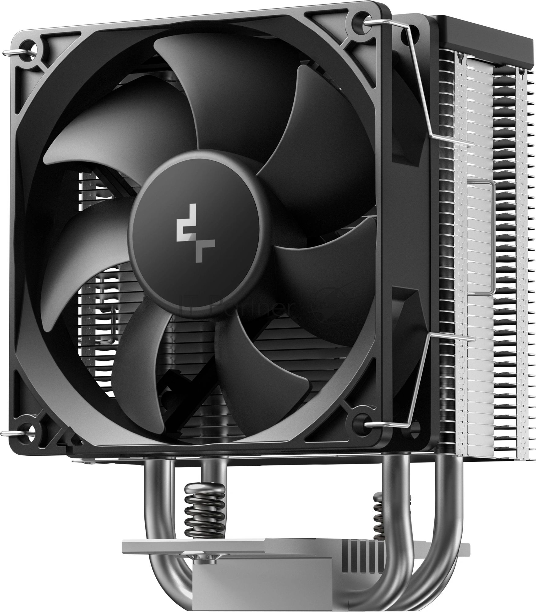 Кулер для процессора Deepcool AG300 G2 Soc-AM5/AM4/1200/1700/1851 серебристый/черный 4-pin 18-31dB Al+Cu 150W 350gr Ret (R-AG300-BKAMMG2)