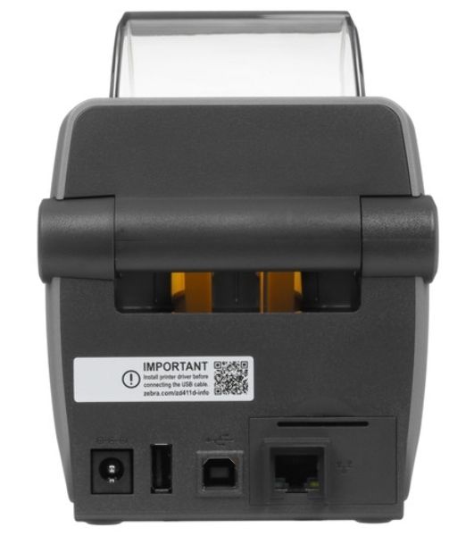 Принтер этикеток термотрансферный Zebra TT ZD220 203 dpi, 102 мм/сек, USB, черный