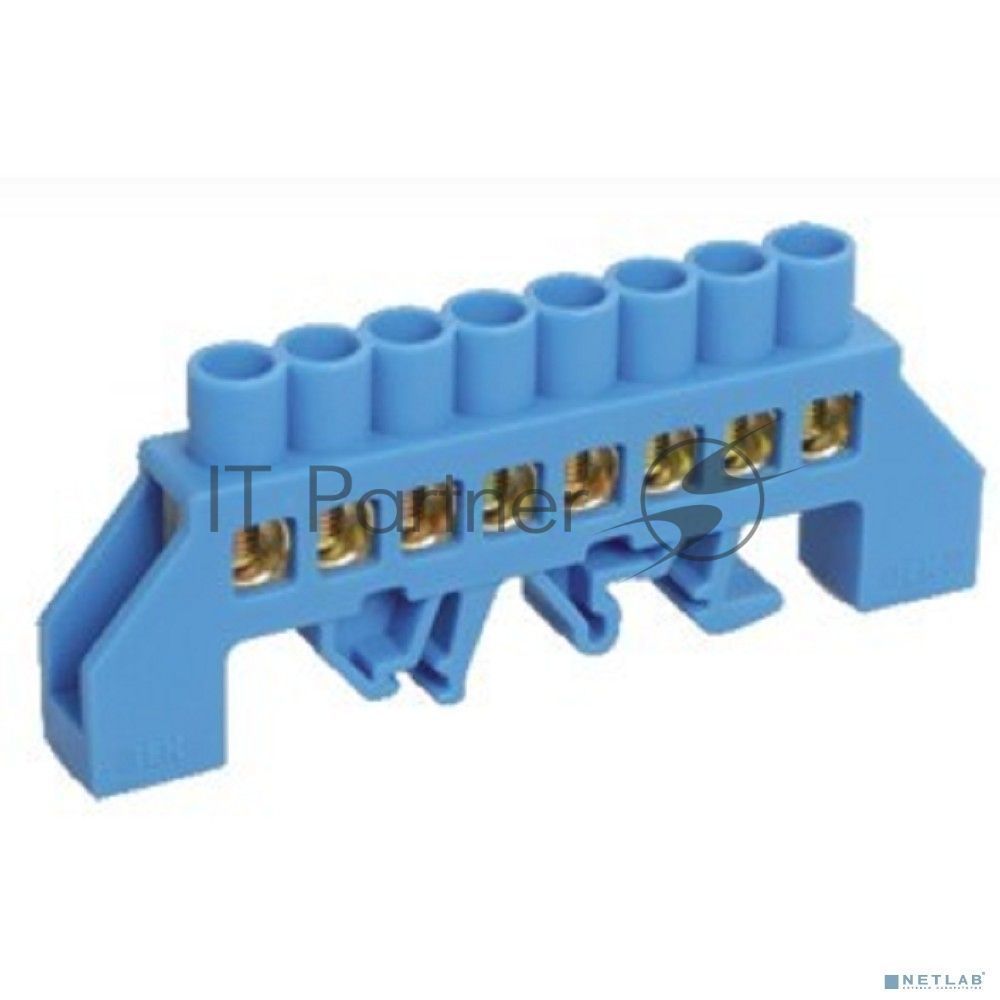 Шина нулевая IEK YNN10-812-8DP-K07 в комб DIN-изол "Стойка" ШНИ-8х12-8-КС-С IEK