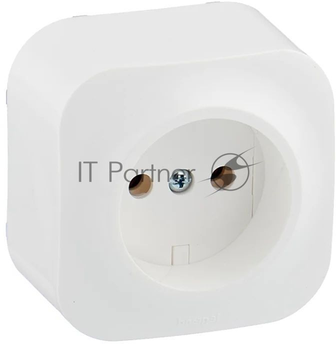 Розетка Legrand 782210 без заземления без шторок (Белая)