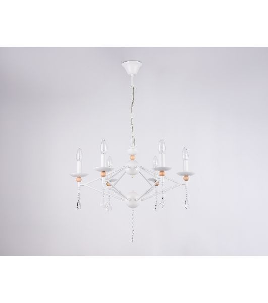 Светильник Ambrella light TR9596/6 WH белый E14/6 max 40W D660*880