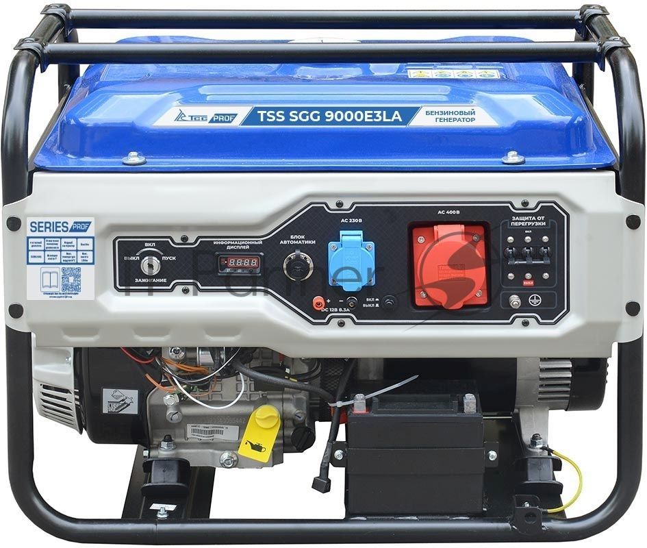 Электрогенератор бензиновый ТСС TSS SGG 9000E3LA, 8.5 кВт, 80 дБ, 88 кг