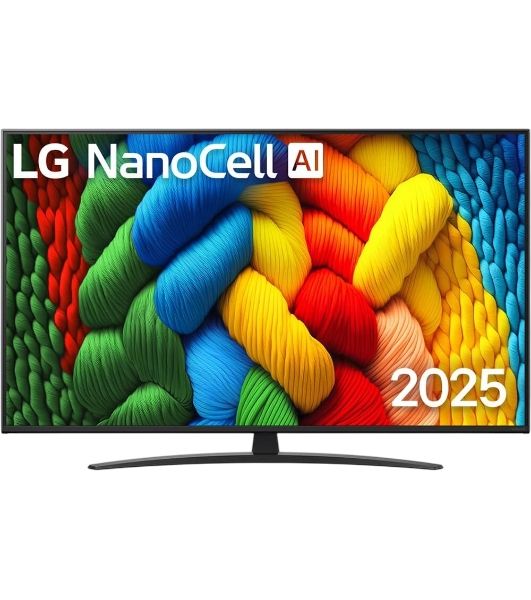 Телевизор LG 55" 55NANO81A6A черный DLED 4K UHD 60Hz Smart TV WebOS