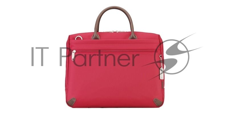 Сумка для ноутбука женская Sumdex NON-913RD Meg Cosmo Brief до 15,4" (нейлон/полиэстер, красный, 39.4 x 31.1 x 8.3 см)