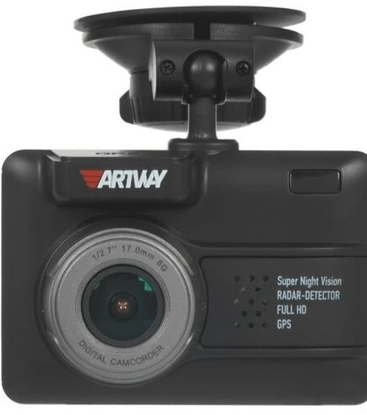 Видеорегистратор Artway MD-105, 2304x1296, 2.4", GPS, G-сенсор, GPS-информатор
