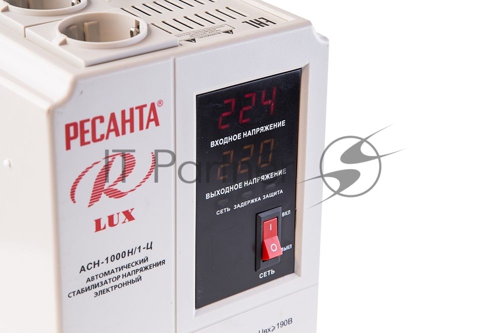 Стабилизатор напряжения Ресанта АСН-1000Н/1-Ц электронный однофазный серый