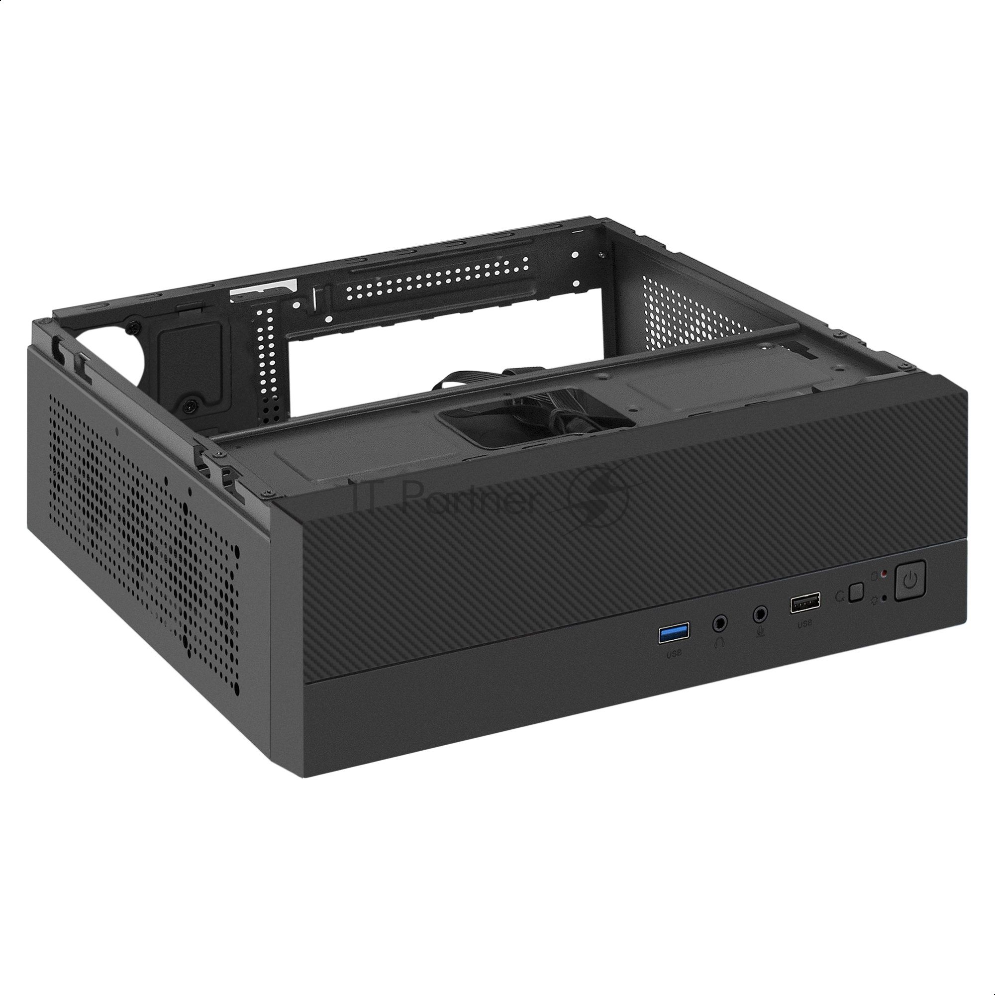 Корпус Desktop ExeGate FL-103 (mini-ITX, без БП, 1*USB+1*USB3.0, аудио, черный)