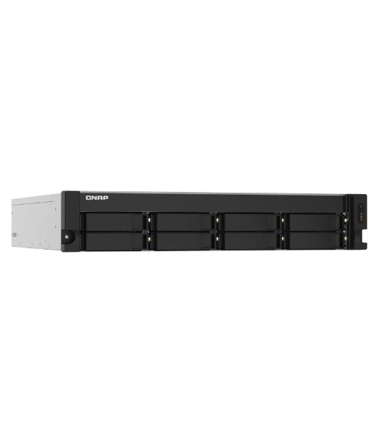 Сетевое хранилище без дисков SMB QNAP TS-832PXU-4G 8-Bay AL324 quad-core 1.7 GHz 2U rackmount NAS, 4Gb DDR4 UDIMM RAM (max 1x16Gb), SATA 6Gb/s, 2x 10GbE SFP+ LAN, 2x2.5 GbE LAN, 1x PCIe Gen2 x2 slot. W/o RAIL-B02