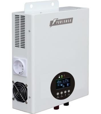 Источник бесперебойного питания ИБП POWERMAN Smart 800 HYBRID, линейно-интерактивный, 800ВА/480Вт, 165-265В, 2 евророзетки, внешняя свинцово-кислотная (AGM, GEL, FB) или LiFePO4 батарея на 12В емкостью от 55Ач (не входит в комплект поставки), ток заряда д
