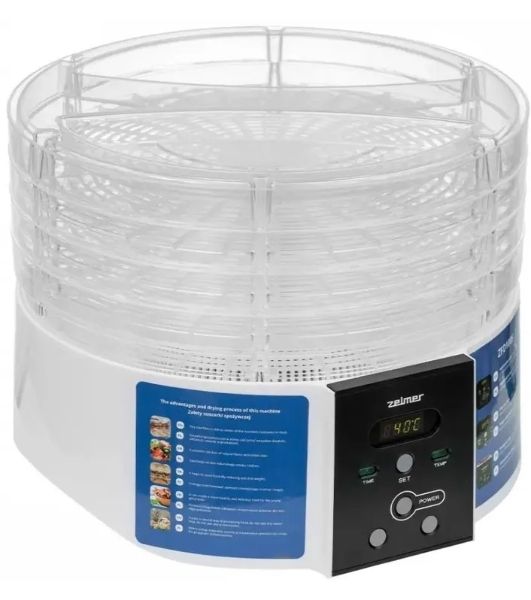 Сушилка для овощей и фруктов ZFD1005 белый ZELMER