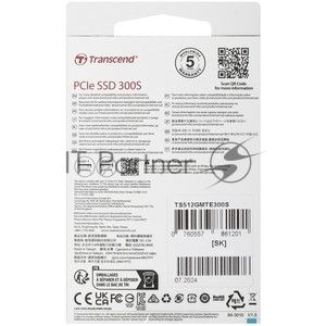 Накопитель SSD 1Tb Transcend MTE300S, 3D TLC NAND, M.2 2230,PCI-E 4x R/W - 2000/1650 Mb/s