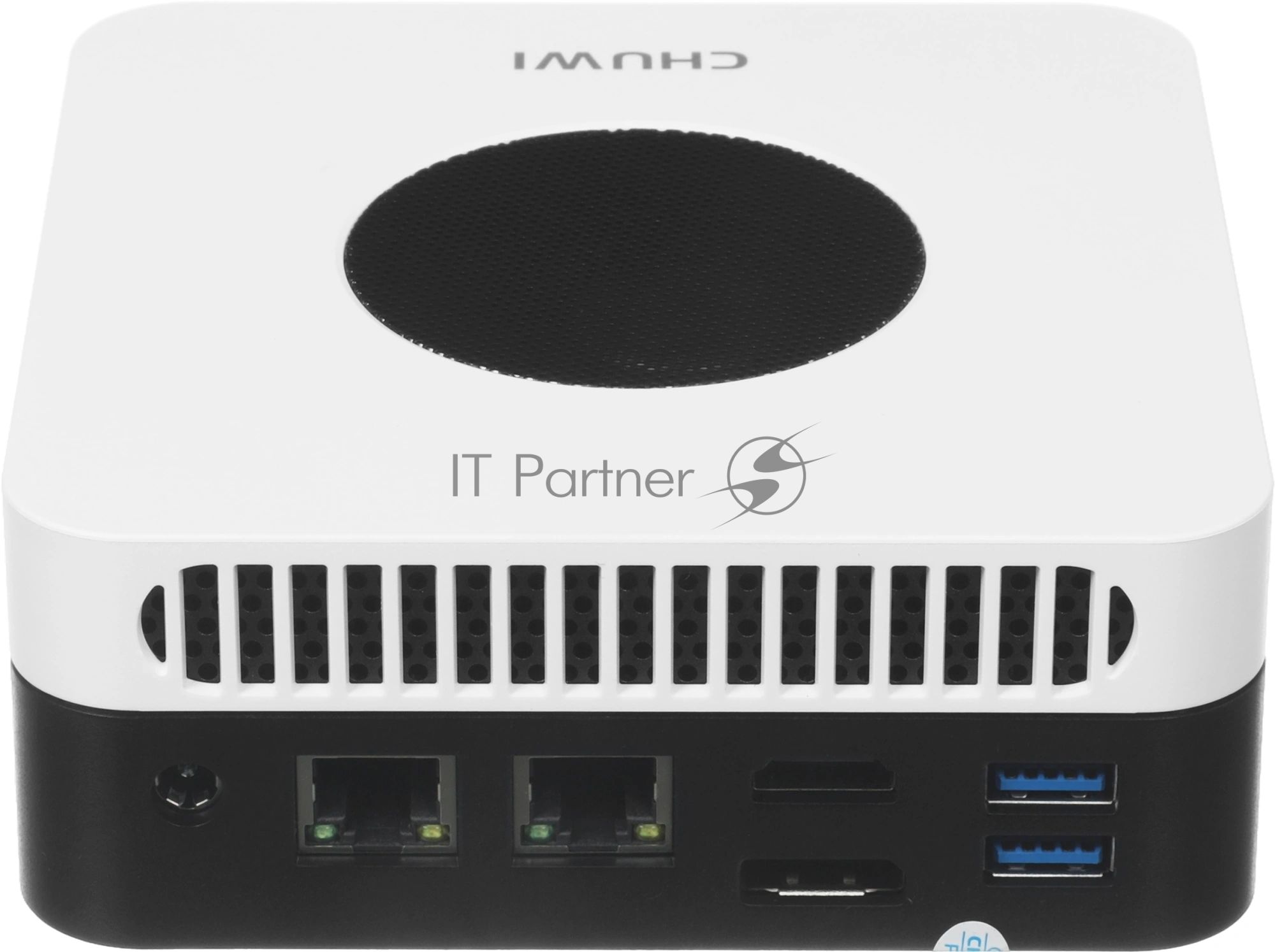 Неттоп Chuwi LarkBox X i3 1220P (1.5) 8Gb SSD256Gb UHDG Windows 11 Pro GbitEth WiFi BT 90W черный/белый