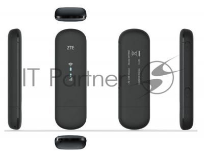 Модем 2G/3G/4G ZTE MF79RU USB Wi-Fi Firewall +Router внешний черный