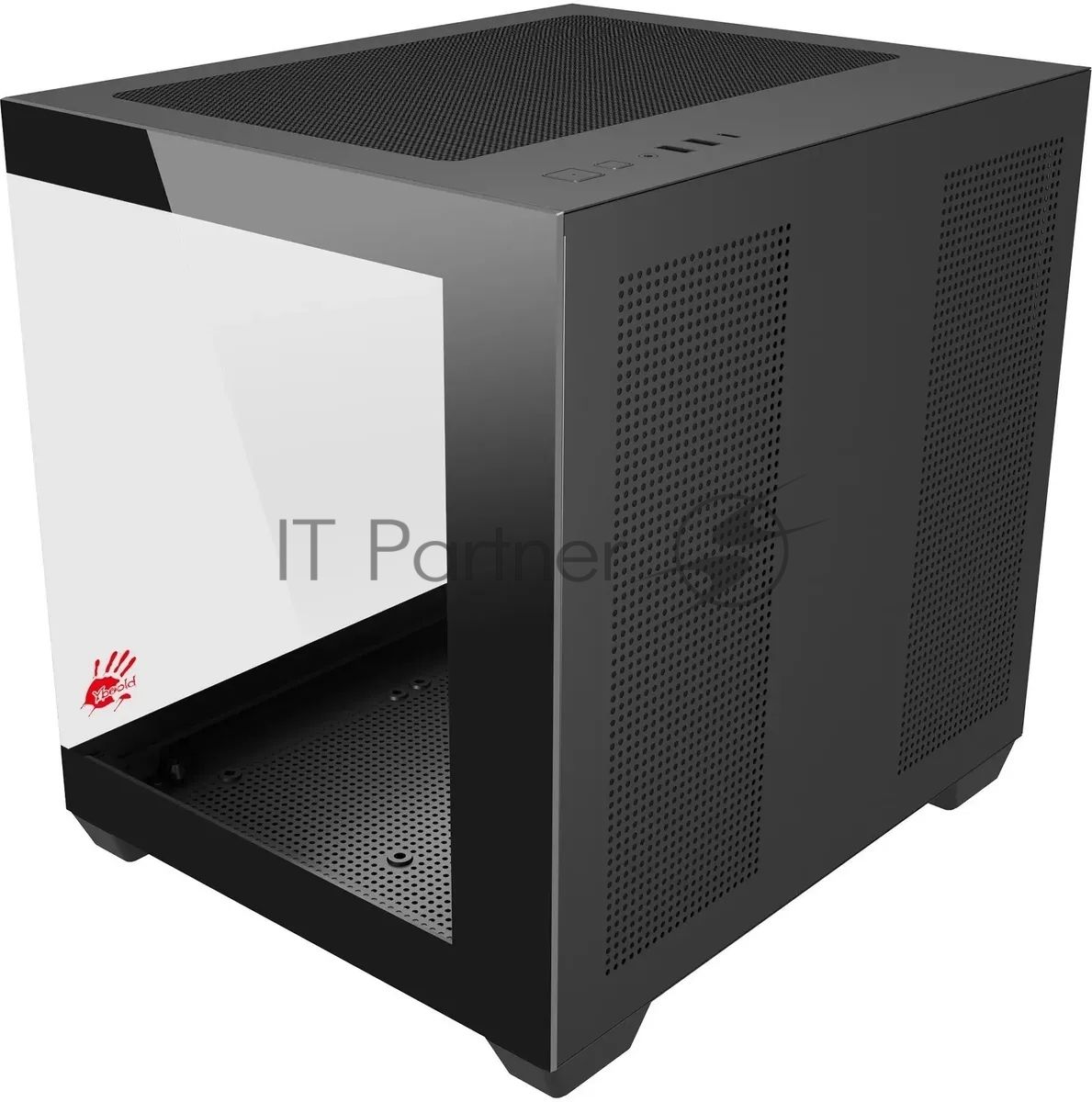 Компьютерный корпус Bloody CC-121 черный без БП mATX 7x120мм 1xUSB 2.0 1xUSB 3.0 audio