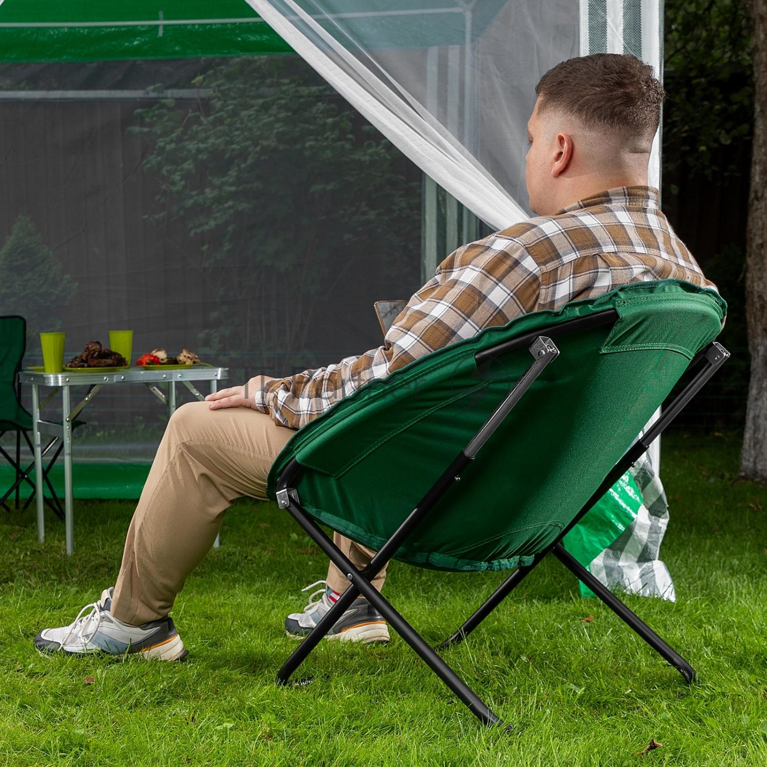 Кресло Palisad Camping круглое 85х46х85 см