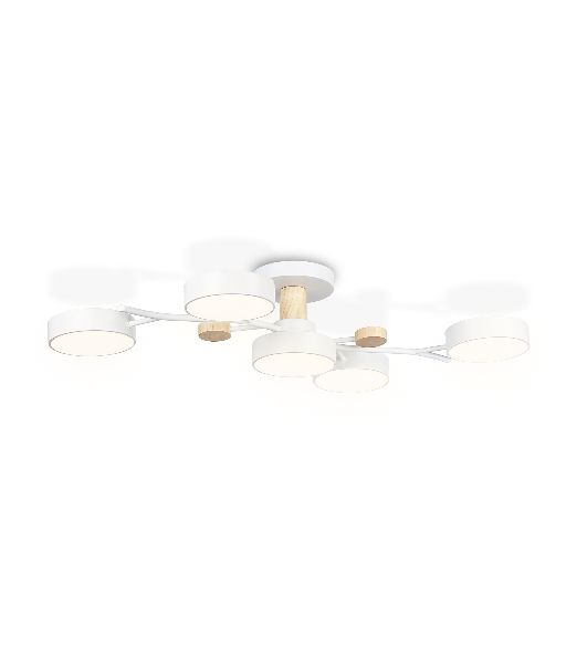 Светильник Ambrella light FL4834/5 WH белый 3000K-6400K 70W 830*400*160 (ПДУ ИК)