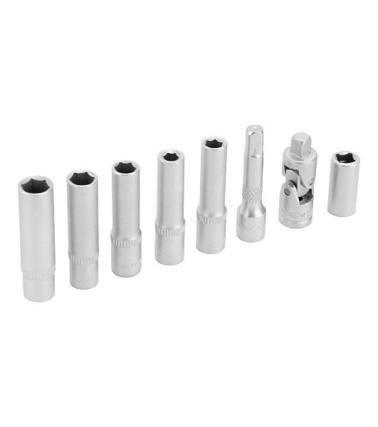 Набор инструментов, 1/2", 1/4", пластиковый кейс 76 предметов MTX