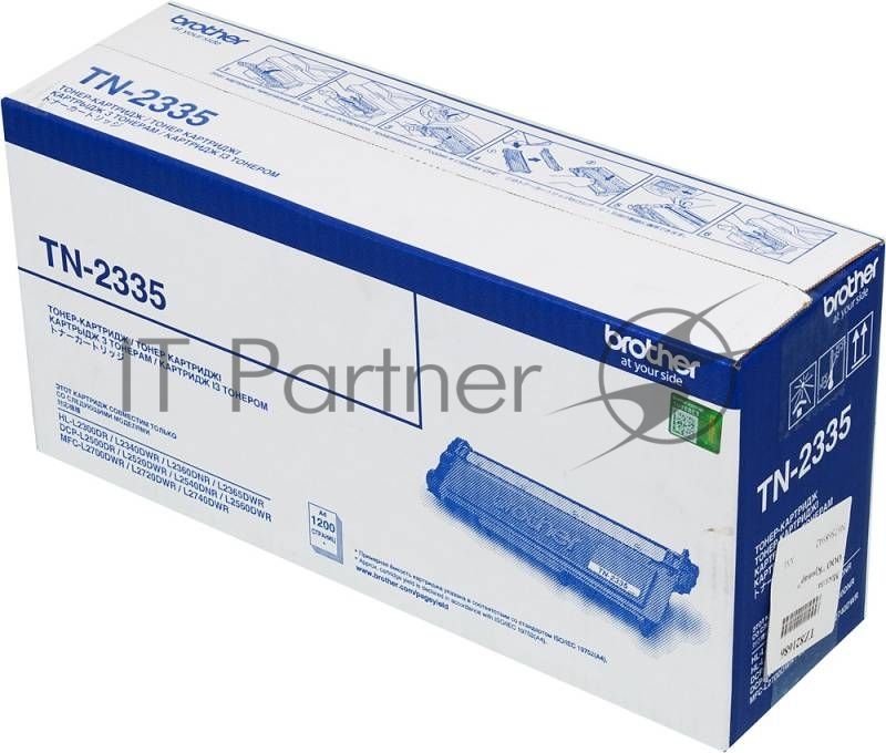 Тонер картридж Brother TN-2335 черный HLL2300D/2340DW/2360DN/2365DW/DCPL2500D/2520DW/2540DN/2560DW/MFCL2700DW/2720DW/2740DW, (1200стр)