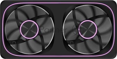 Вентилятор для корпуса Formula Air Fusion 2 Reverse ARGB 120х120x28 черный 4-pin 39.11дБ (упак.:2шт) (AIR FUSION 2 BK REVERSE) Ret