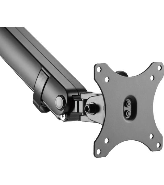 Кронштейн для мониторов Ultramounts UM709 черный 17"-32" макс.8кг крепление к столешнице поворот и наклон