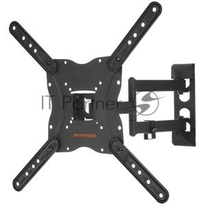 Кронштейн для телевизора Arm media LCD-404 new черный, 26"-55", max 30 кг, VESA 400x400 мм