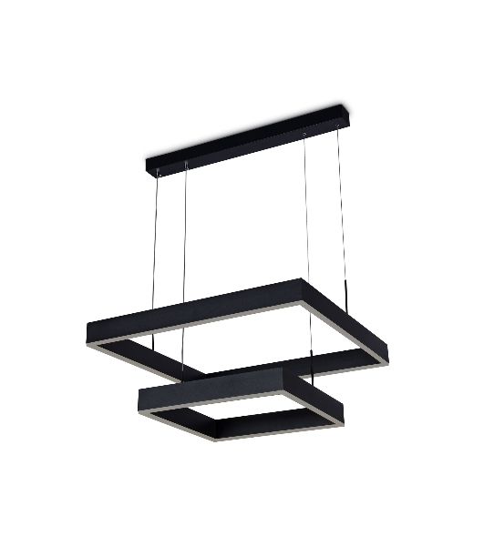 Светильник Ambrella light FA6633/2 BK черный 108W 600*600*720 (ПДУ РАДИО 2.4G)