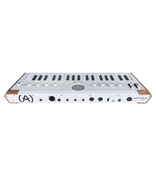 Сценическая клавиатура 230721 Arturia AstroLab 37 White Astrolab White 37 клавиш, полувзвешенная механика, 10 звуковых движков, вокодер, 10 кнопок пресетов, 4 макрорегулятора, MIDI-вход, USB-C и USB-A; аудио Bluetooth; WiFi, цвет белый