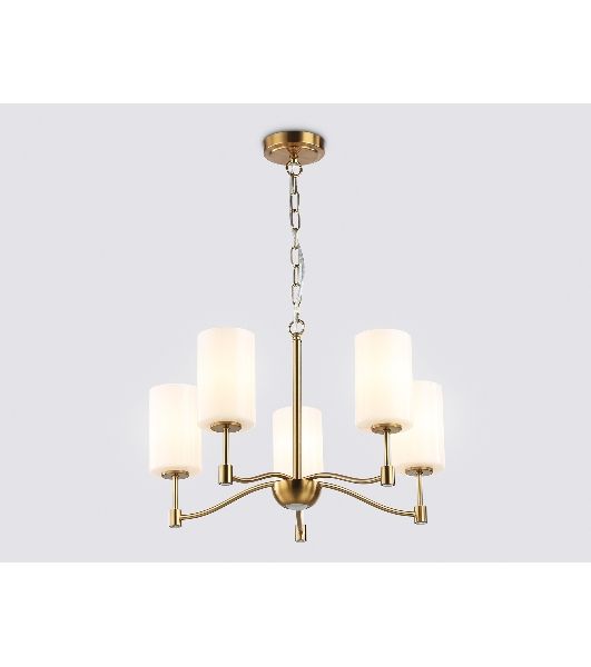Люстра Ambrella light LH56051/5 BS/FR латунь/белый матовый E14*5 max 40W D590*950