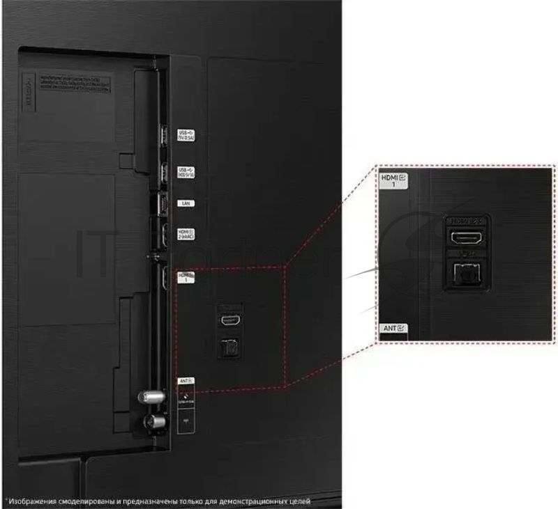 Телевизор Samsung 55" QA55Q60CAUXZN черный QLED UHD 50Hz Tizen