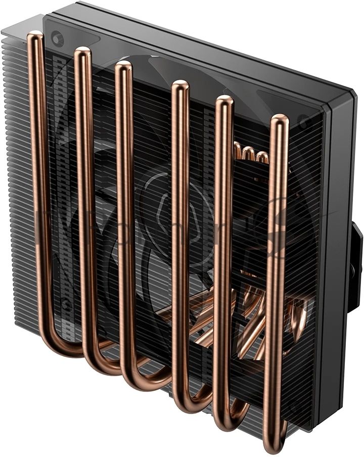 Кулер для процессора ID-Cooling IS-77 XT Black, 120 мм, алюминий/медь, 500-1850 об/мин, 33.9 дБ, 4-pin PWM, 150 Вт, высота 77 мм, без подсветки