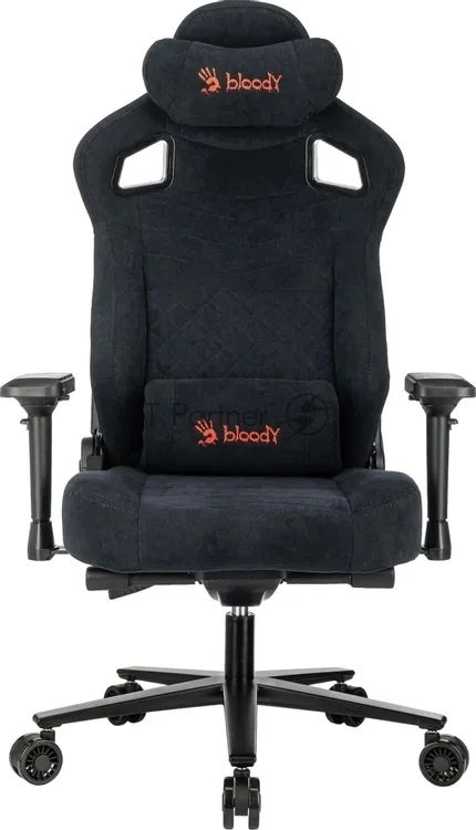 Кресло игровое A4Tech Bloody GC-660 черный Formula 999 искусственная замша с подголов. крестов. металл