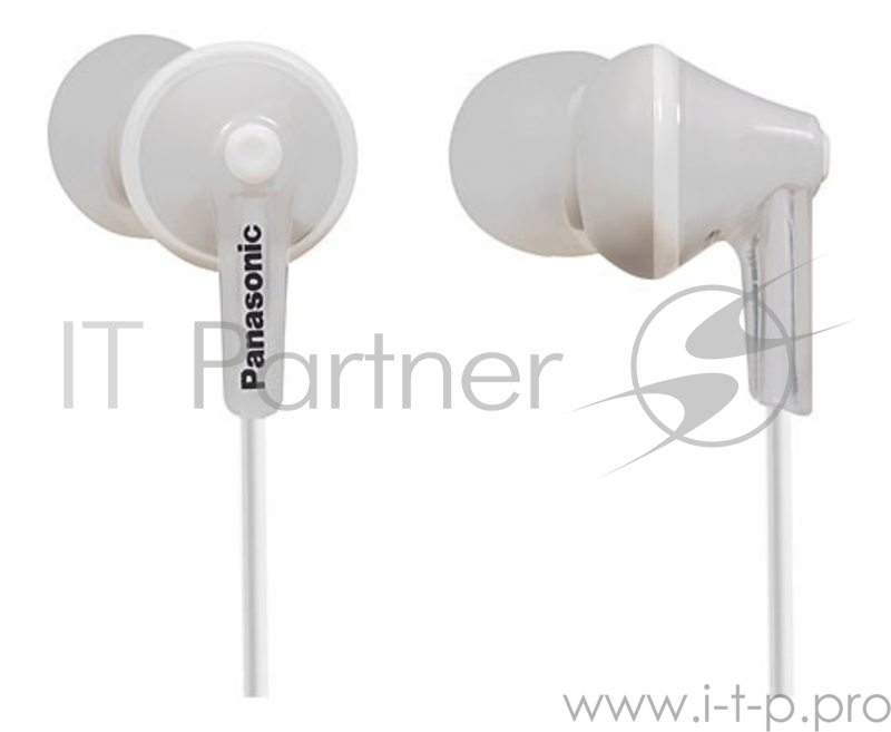 Проводные наушники Panasonic RP-HJE125E-W белый, внутриканальные, Jack 3.5 мм