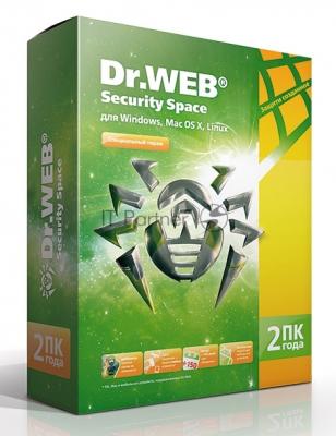 Программное обеспечение DR.WEB Security Space 2 ПК/2 года (BHW-B-24M-2-A3) Программное обеспечение DR.WEB Security Space 2 ПК/2 года (BHW-B-24M-2-A3)