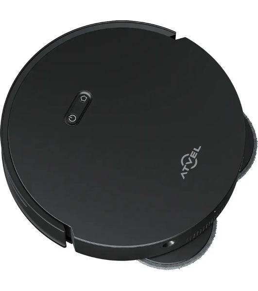 Робот-пылесос Atvel R100 черный, 5200 мAч Li-Ion, уборка сухая/влажная, пылесборник контейнер 0.34 л