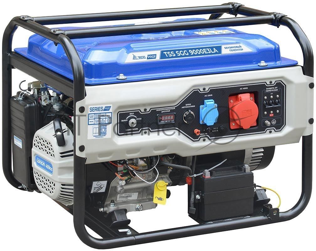 Электрогенератор бензиновый ТСС TSS SGG 9000E3LA, 8.5 кВт, 80 дБ, 88 кг