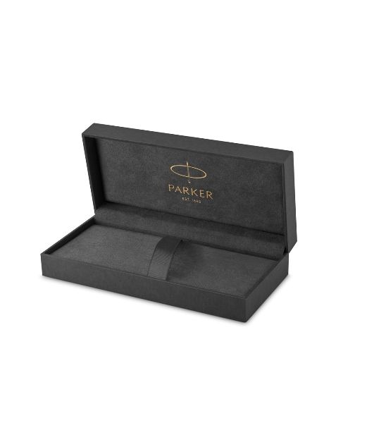Ручка шариковая Parker Sonnet Core K527 (CW1931507) Stainless Steel GT, M, черные чернила, подарочная коробка