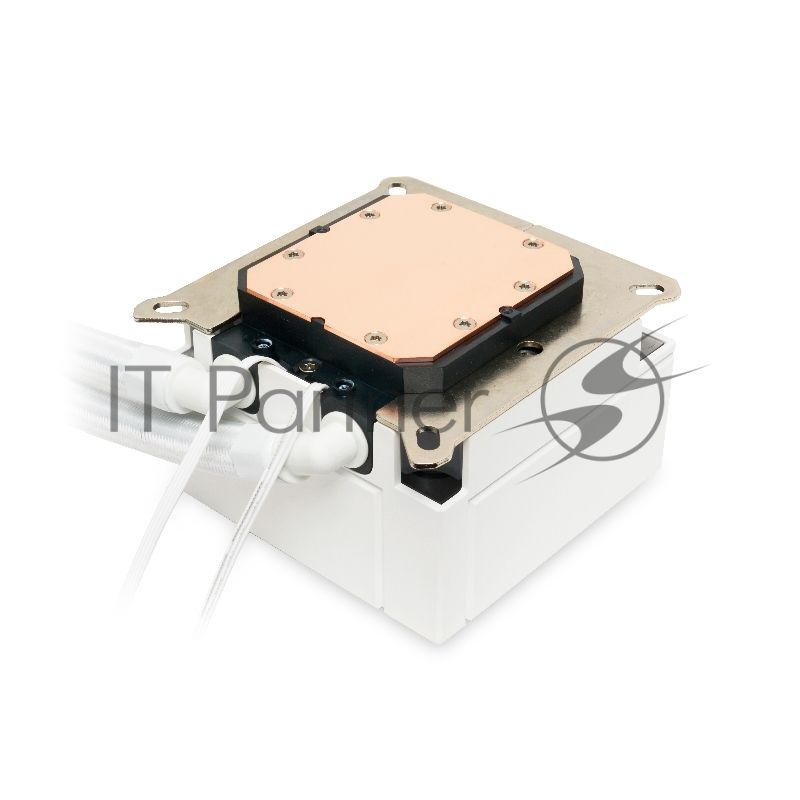 Водяное охлаждение для процессора/ Water Cooling System HSPD W1240 ARGB белый 120мм алюминий+медь 1800rpm 27db 4-pin 280W