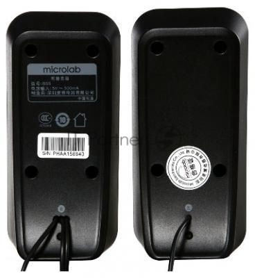 Колонки Microlab B55v2 (2.0) черный 4W USB