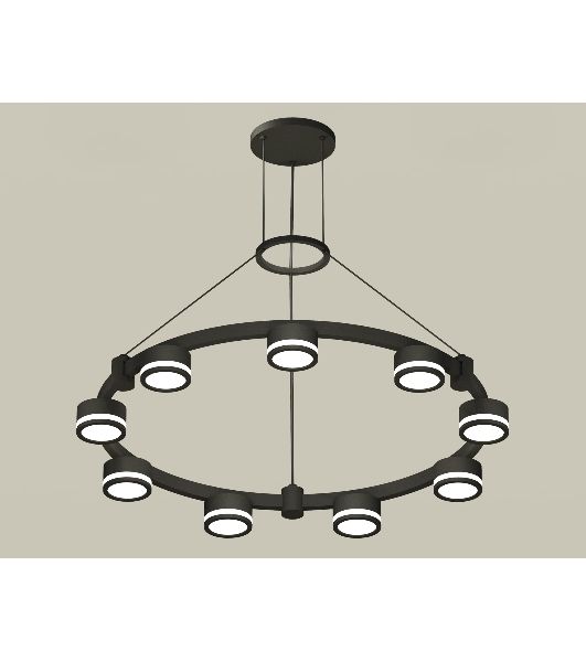 Светильник Ambrella light XR92051900/9 SBK/FR черный песок/белый матовый GX53  (A9205, C9242, N8415)