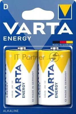 Батарейки VARTA ENERGY D бл. 2