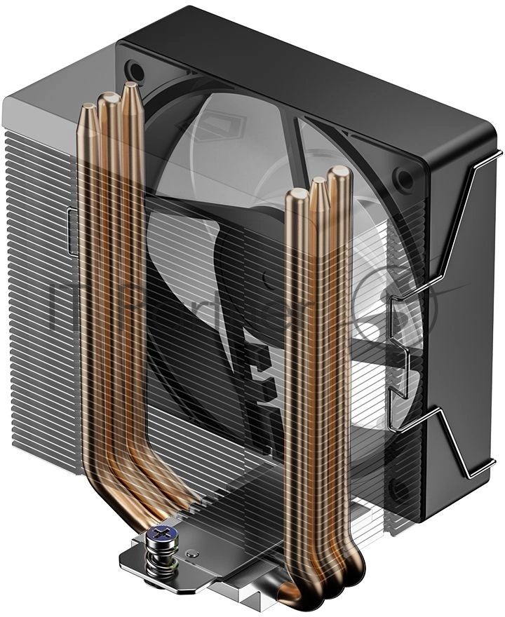 Кулер для процессора ID-Cooling SE-903-XT V2 черный, алюминий/медь, 2500 об/мин, 29.1 дБ, 4 pin, 150 Вт, высота 123 мм